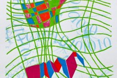 Thinking Off the Grid,13 x 11 in., silkscreen print run of 8